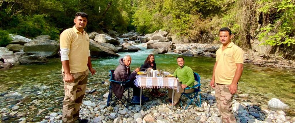 jim corbett lodge near river