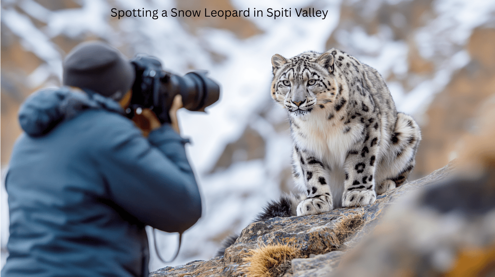Spotting a Snow Leopard in Spiti Valley