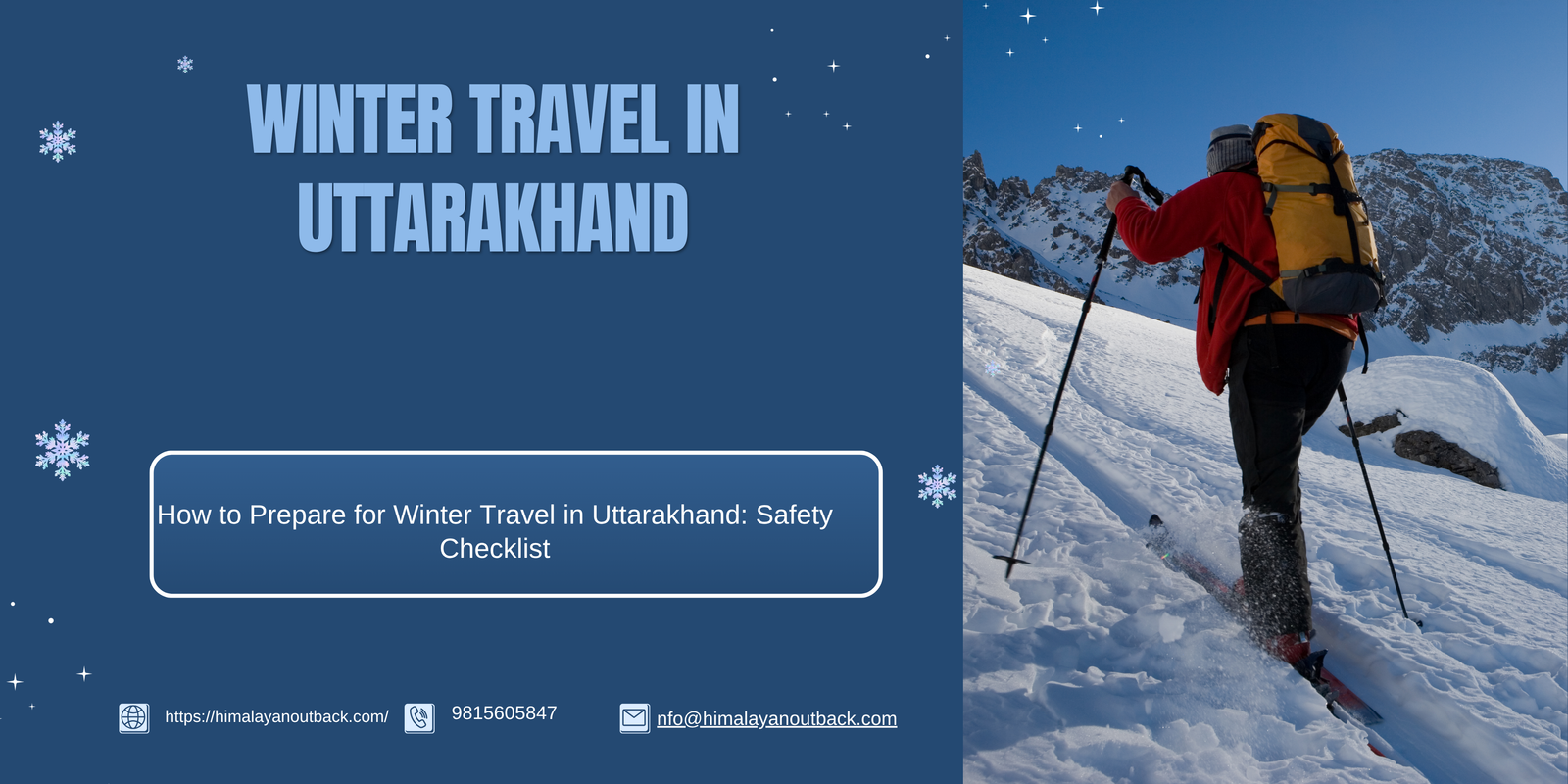 Winter travel in Uttarakhand
