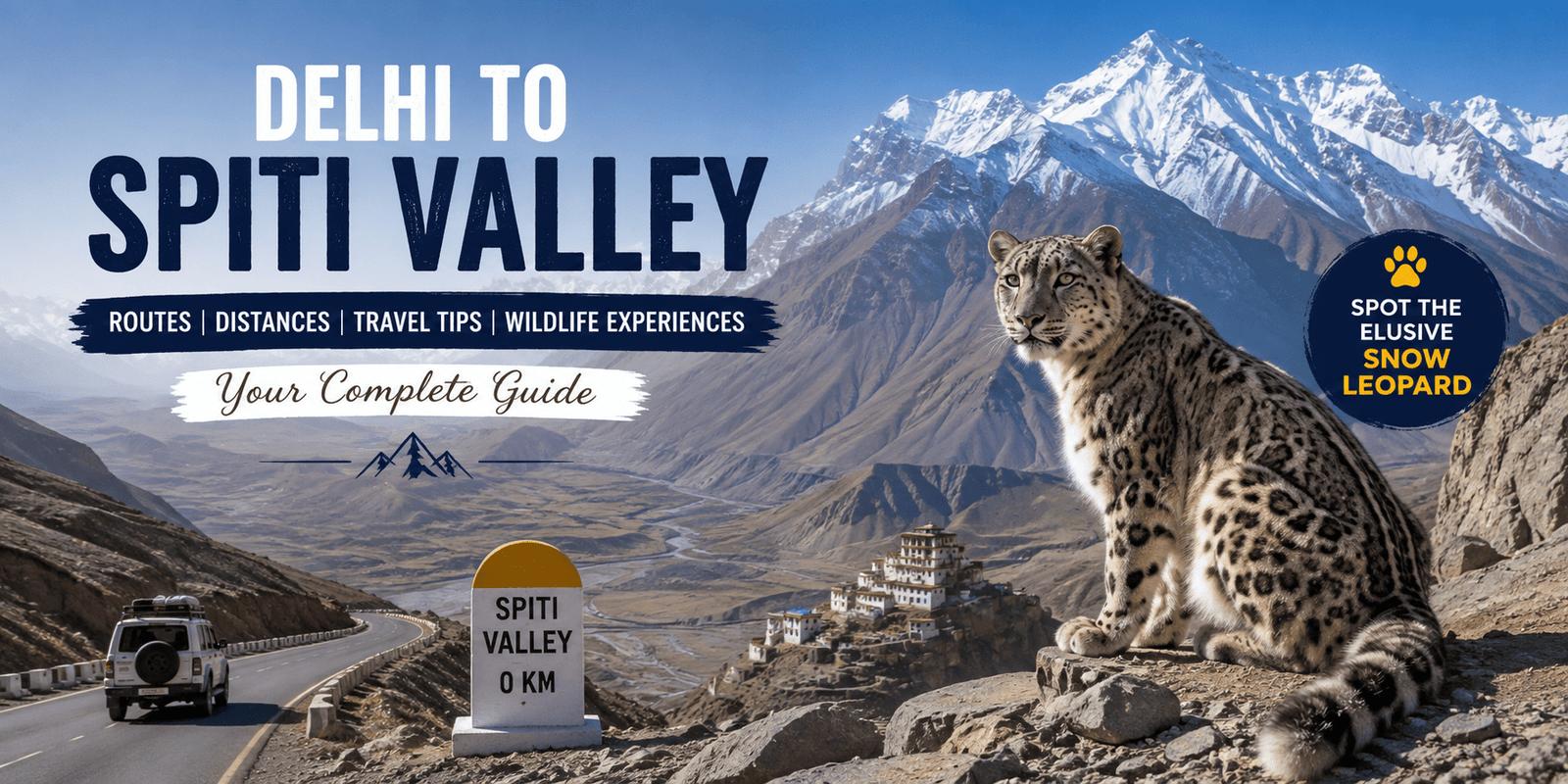 Delhi to Spiti Valley